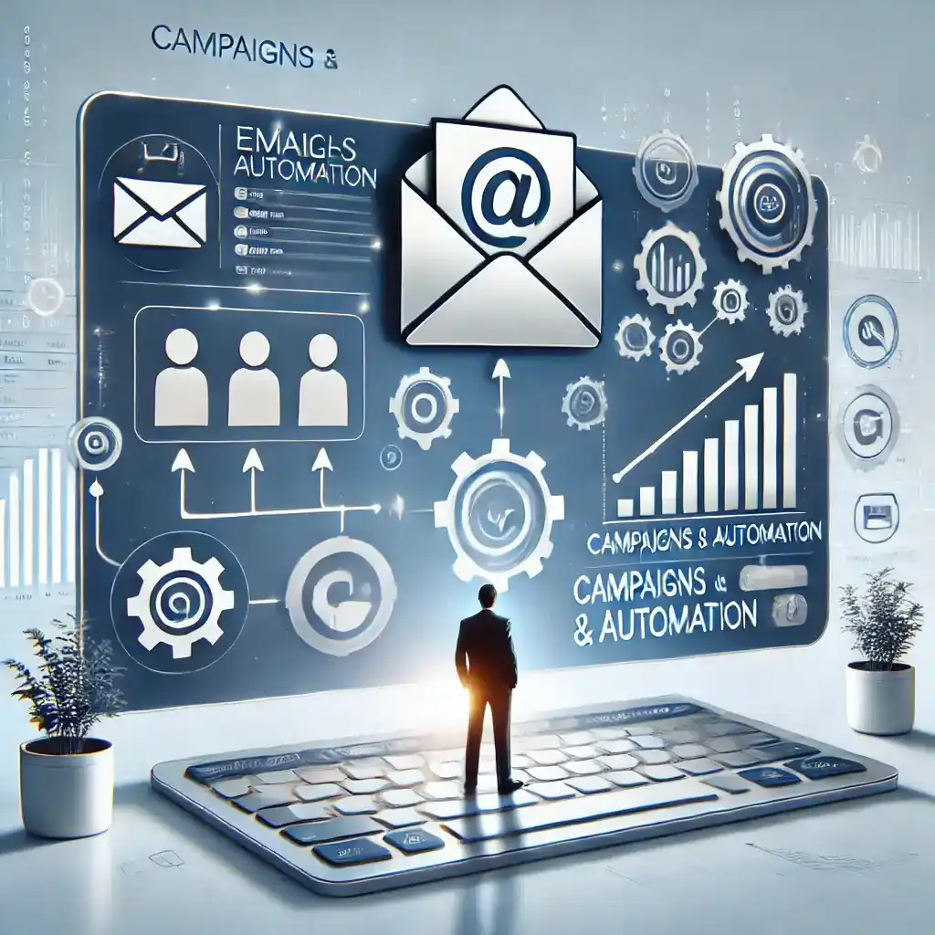 modern email marketing automation illustration - email marketing academix