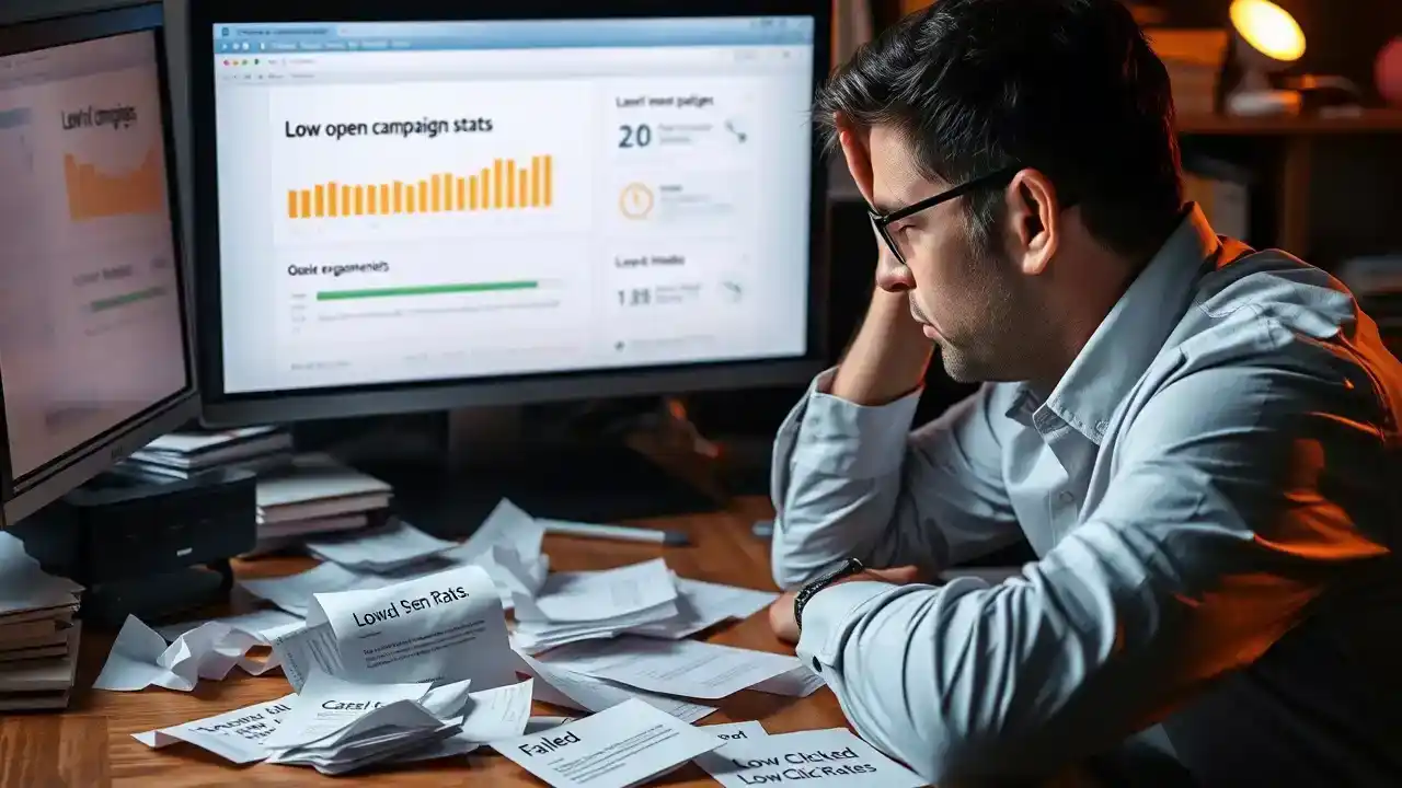 A visual representation of a successful email marketing strategy with high engagement metrics - Email Marketing Academix