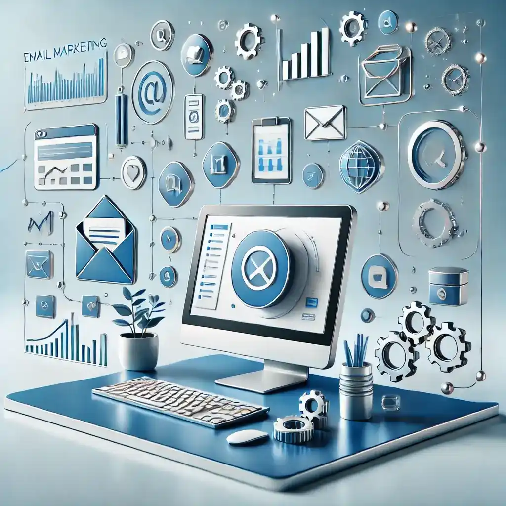 entrepreneur analyzing email marketing performance - email marketing academix