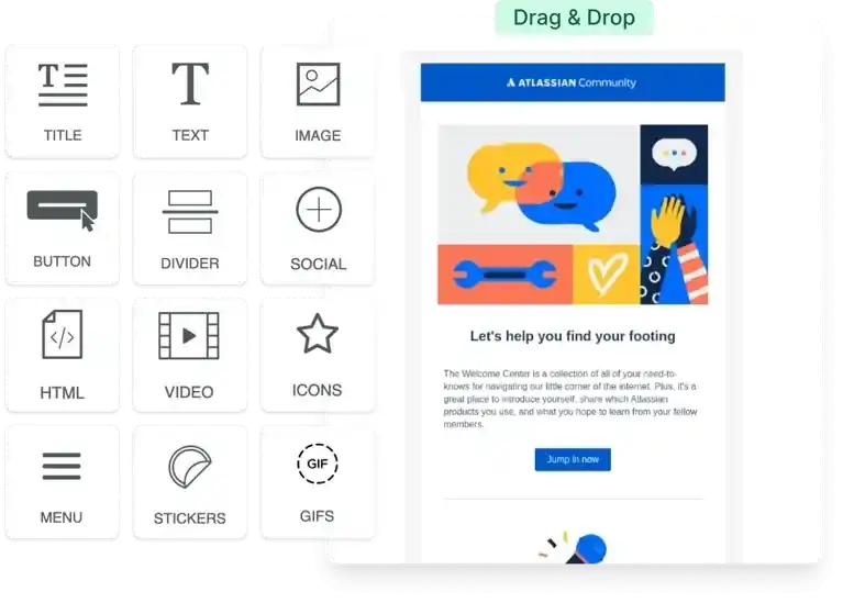 SendX Email Marketing: Automate & Maximize Your Sales Effortlessly SendX Email Marketing - Visual of the drag-and-drop editor or an analytics dashboard heatmap - Email Marketing Acdemix