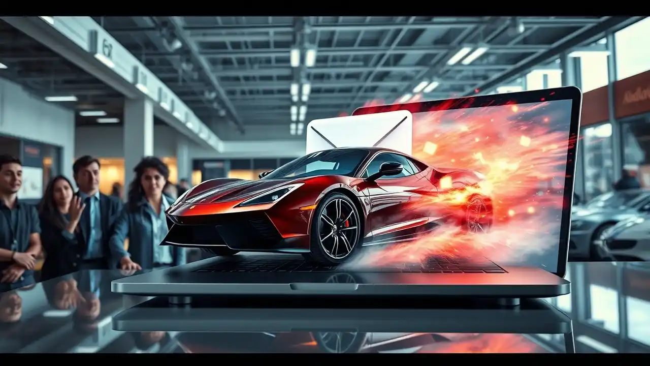 Email lead generation for auto dealers with high conversion rates through engaging car dealership email newsletters  - Email Marketing Academix