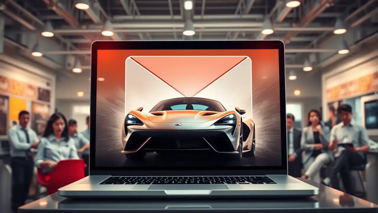 Targeted email marketing for automotive dealers engaging car buyers with personalized offers and exclusive deals  - Email Marketing Academix