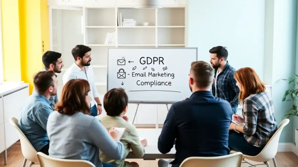 Transparent privacy policy integrated into GDPR email marketing signup form - Email Marketing Academix